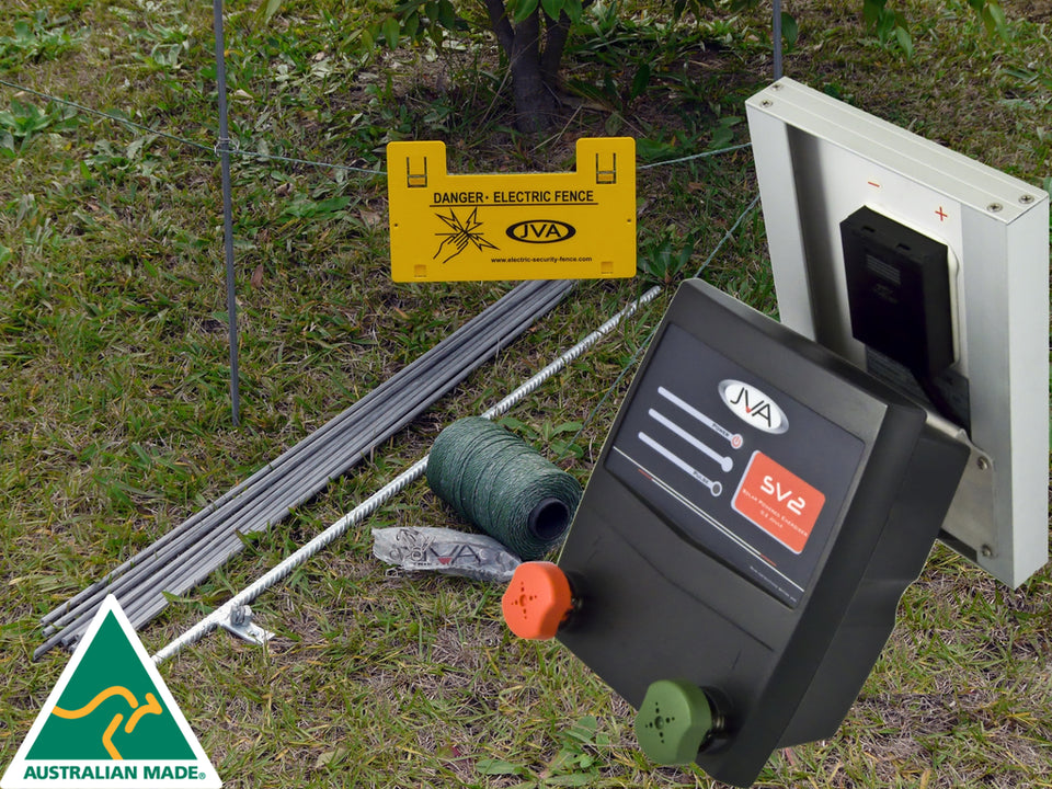 JVA SV2 Solar Energiser with Fence Hardware Kit